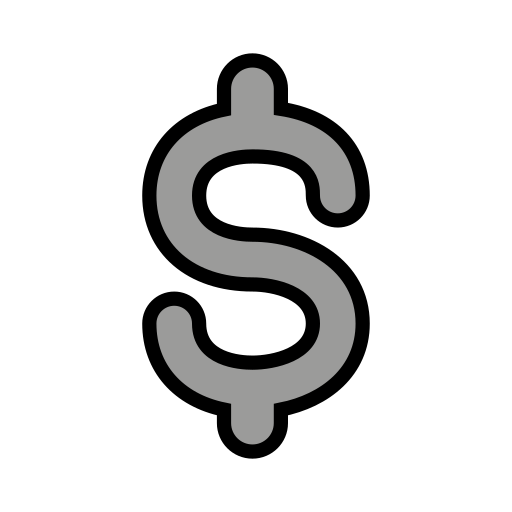 Heavy Dollar Sign on OpenMoji