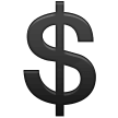 Heavy Dollar Sign on Samsung