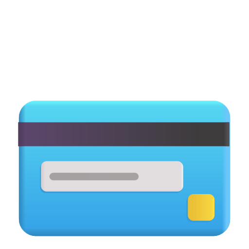 Credit Card on Microsoft 3D