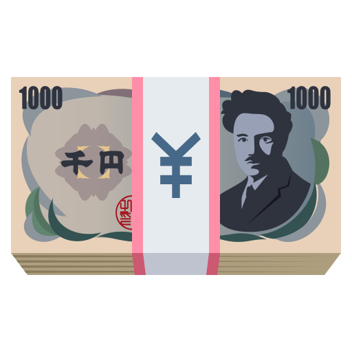 Banknote With Yen Sign on JoyPixels