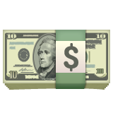 Banknote With Dollar Sign on WhatsApp