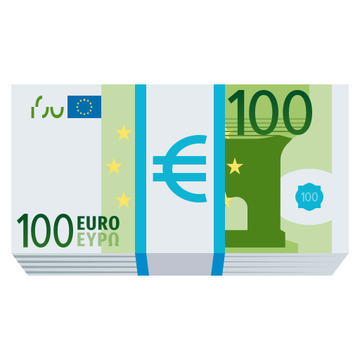 Banknote With Euro Sign on JoyPixels