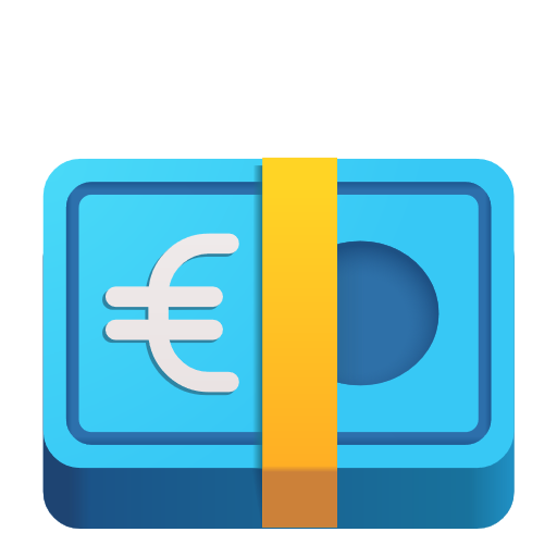 Banknote With Euro Sign on Microsoft 3D