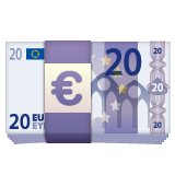 Banknote With Euro Sign on WhatsApp