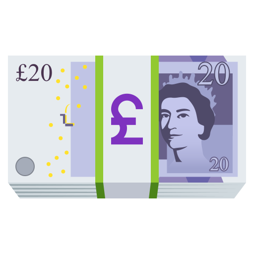 Banknote With Pound Sign on JoyPixels