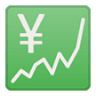 Chart With Upwards Trend And Yen Sign on Samsung