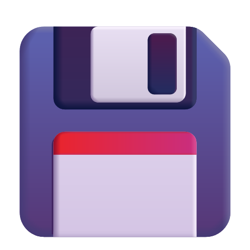Floppy Disk on Microsoft 3D
