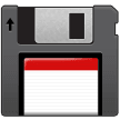 Floppy Disk on Samsung