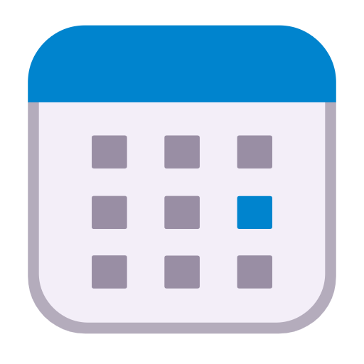 Calendar on Microsoft Fluent