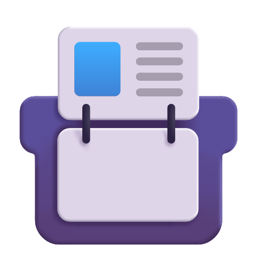 Card Index on Microsoft 3D