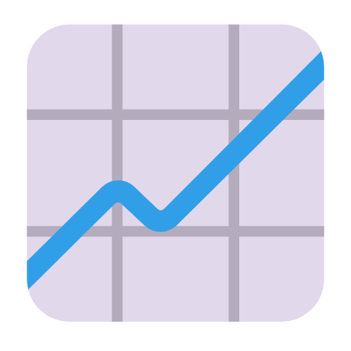 Chart With Upwards Trend on Microsoft Fluent