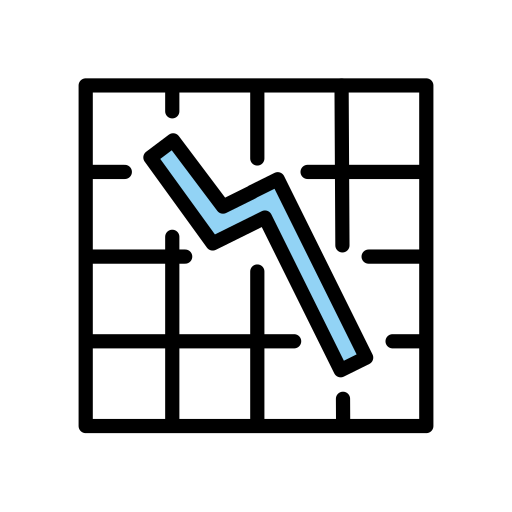 Chart With Downwards Trend on OpenMoji