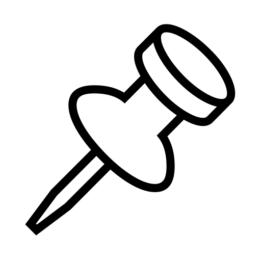 Pushpin on Noto Emoji