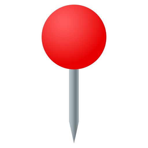 Round Pushpin on JoyPixels