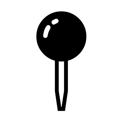 Round Pushpin on Noto Emoji