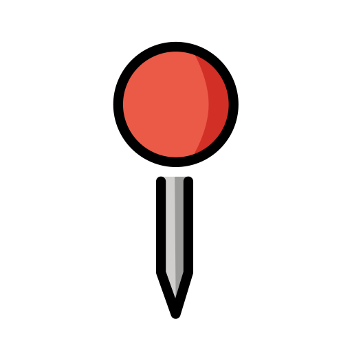Round Pushpin on OpenMoji