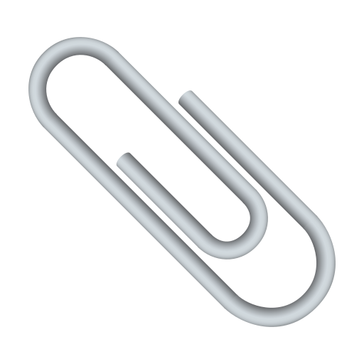 Paperclip on JoyPixels