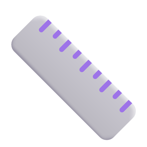 Straight Ruler on Microsoft 3D