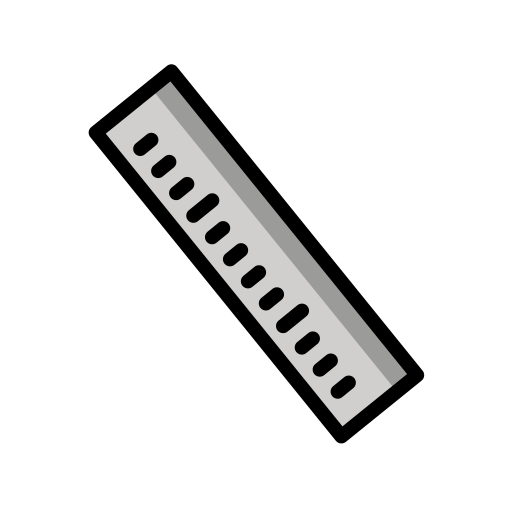 Straight Ruler on OpenMoji