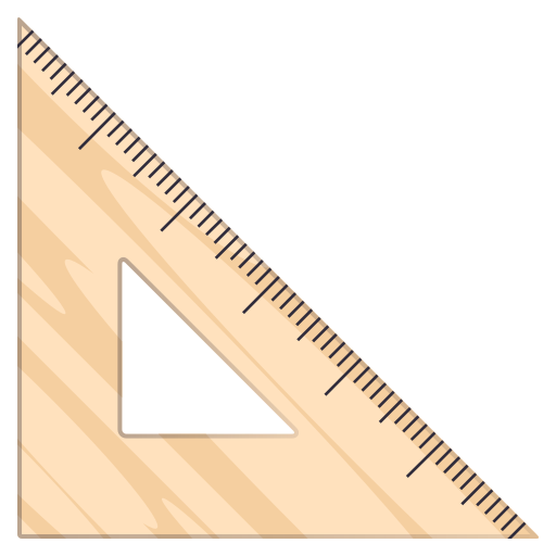 Triangular Ruler on JoyPixels