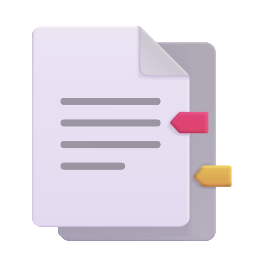 Bookmark Tabs on Microsoft 3D