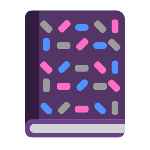 Notebook With Decorative Cover on Microsoft Fluent