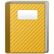 Notebook With Decorative Cover on Samsung