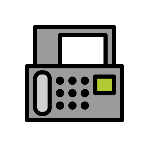 Fax Machine on OpenMoji