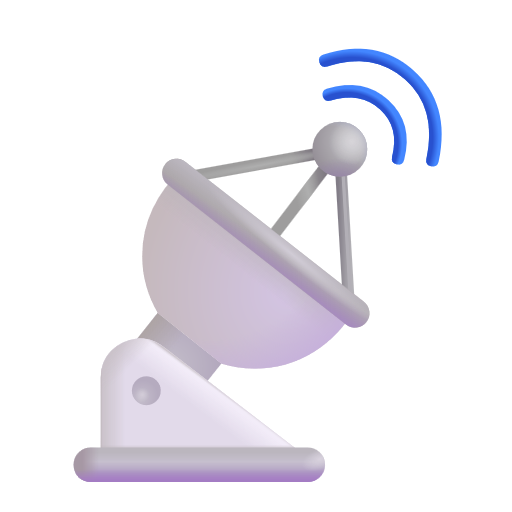 Satellite Antenna on Microsoft 3D