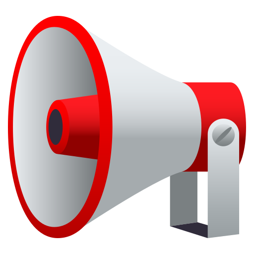 Public Address Loudspeaker on JoyPixels