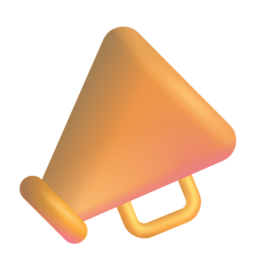Cheering Megaphone on Microsoft 3D