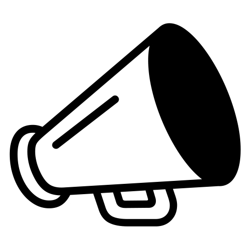 Cheering Megaphone on Noto Emoji