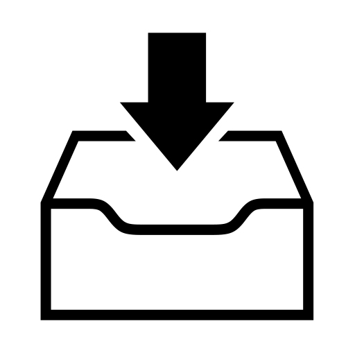 Inbox Tray on Noto Emoji