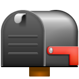 Closed Mailbox With Lowered Flag on WhatsApp