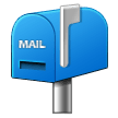 Closed Mailbox With Raised Flag on Samsung