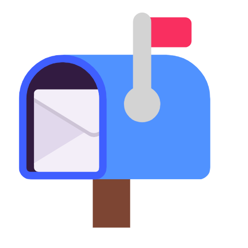 Open Mailbox With Raised Flag on Microsoft Fluent