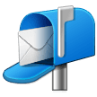 Open Mailbox With Raised Flag on Samsung
