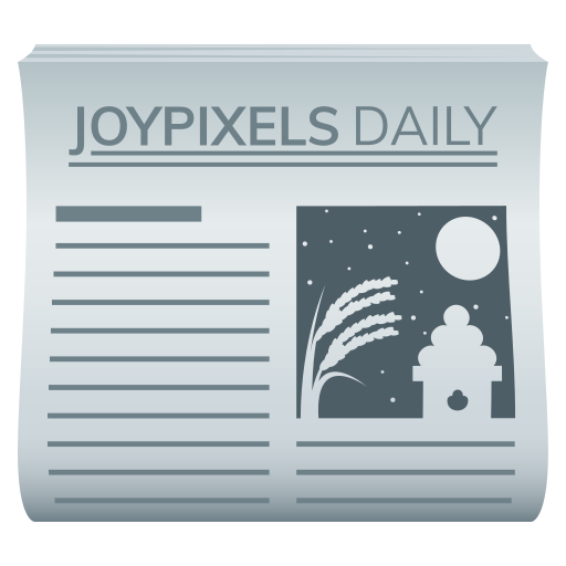 Newspaper on JoyPixels