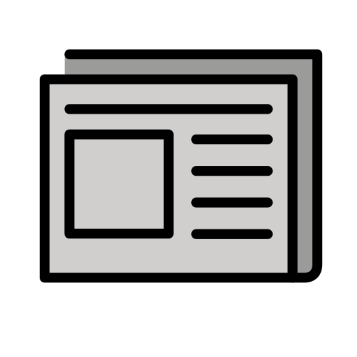 Newspaper on OpenMoji