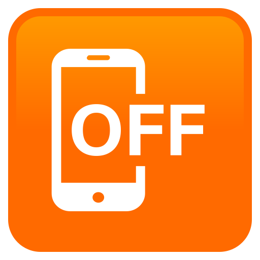Mobile Phone Off on JoyPixels