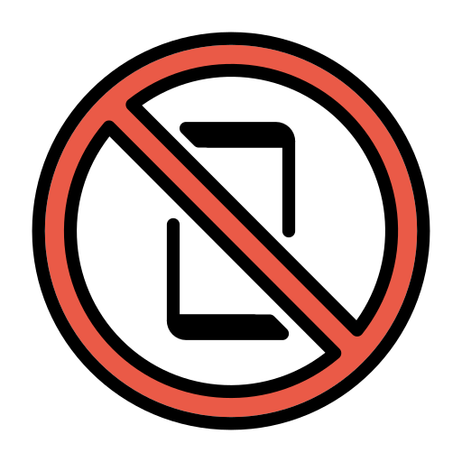 No Mobile Phones on OpenMoji