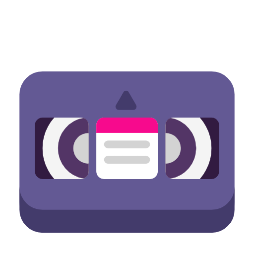 Videocassette on Microsoft Fluent