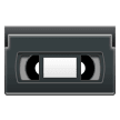 Videocassette on Samsung