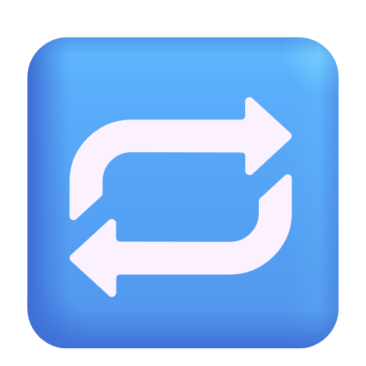 Clockwise Rightwards And Leftwards Open Circle Arrows on Microsoft 3D