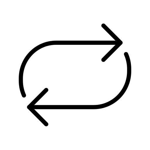 Clockwise Rightwards And Leftwards Open Circle Arrows on OpenMoji