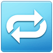Clockwise Rightwards And Leftwards Open Circle Arrows on Samsung
