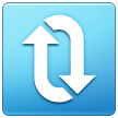 Clockwise Downwards And Upwards Open Circle Arrows on Samsung