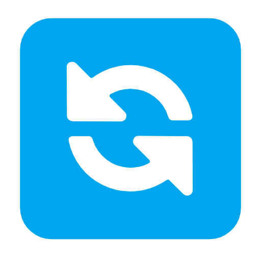 Anticlockwise Downwards And Upwards Open Circle Arrows on Microsoft Fluent