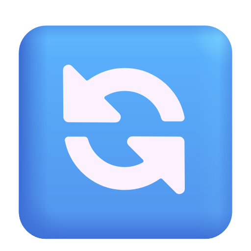 Anticlockwise Downwards And Upwards Open Circle Arrows on Microsoft 3D