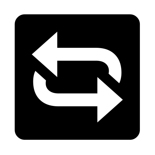 Anticlockwise Downwards And Upwards Open Circle Arrows on Noto Emoji